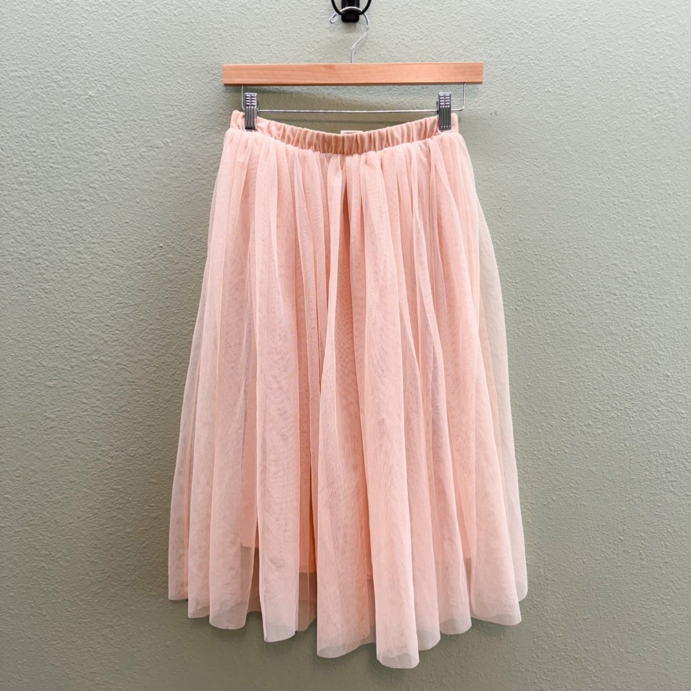 Mossimo Light Pink Ballet Core Coquette Tulle Knee Length Skirt - S/M